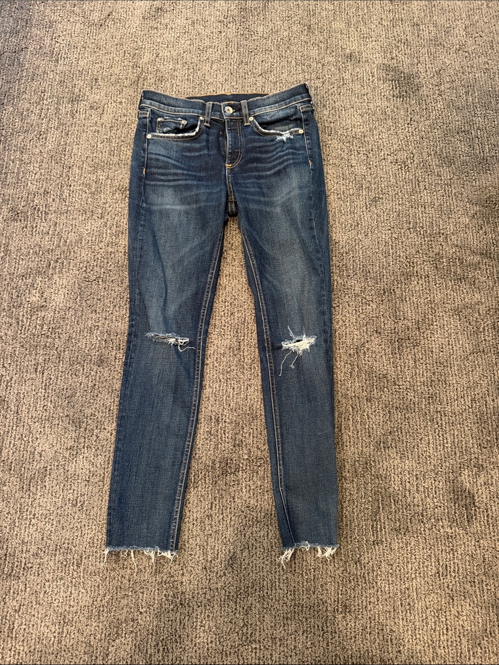 Rag & Bone Distressed Franklin Skinny Jean
